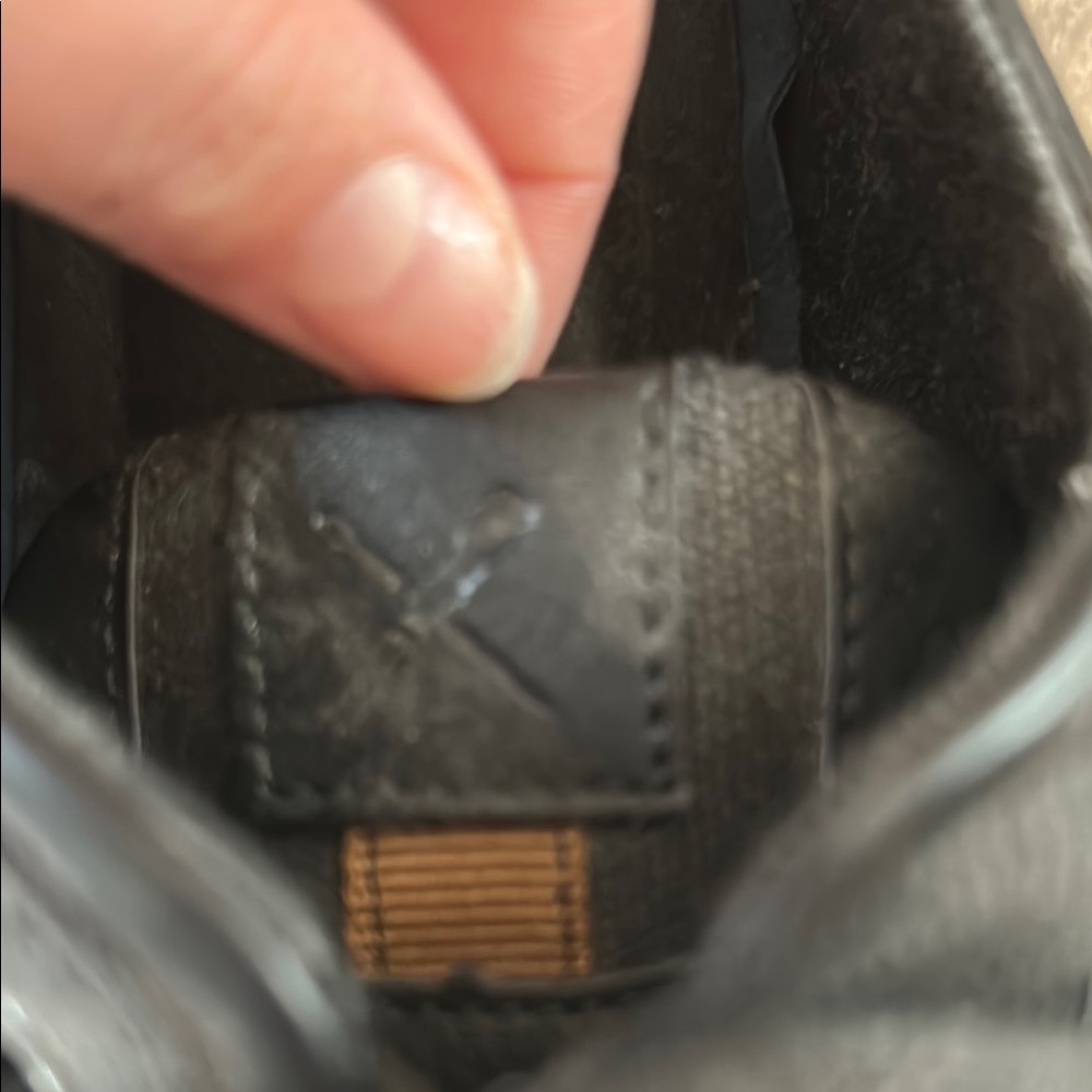Men's Black Leather Shoes - Picture 5 of 8